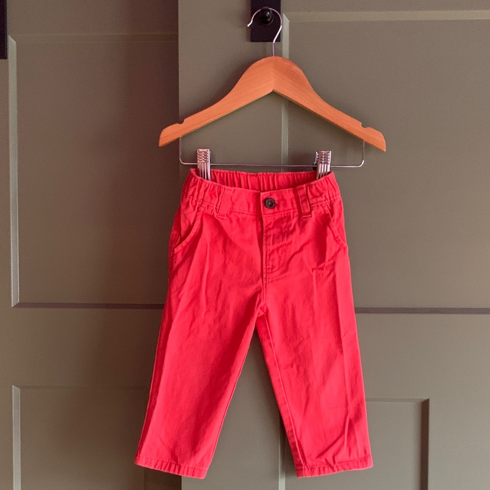 Carter's Vibrant Red Casual Pants